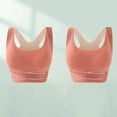 thumbnail image 4 of 2 PC Wireless Bras for Women Push up Seamless Comfy Posture Corrector Sports Daliy Bra Front Criss Cross Side Buckle Bras, 4 of 8