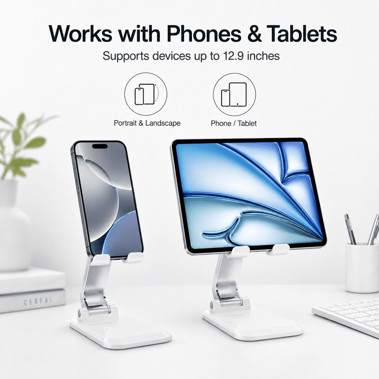 Adjustable Tablet and Phone Stand for Desk photo 8