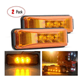 thumbnail image 2 of luces de posición laterales LED delanteras y traseras de 3,9 pulgadas para remolque de camión (amarillas), 2 of 4