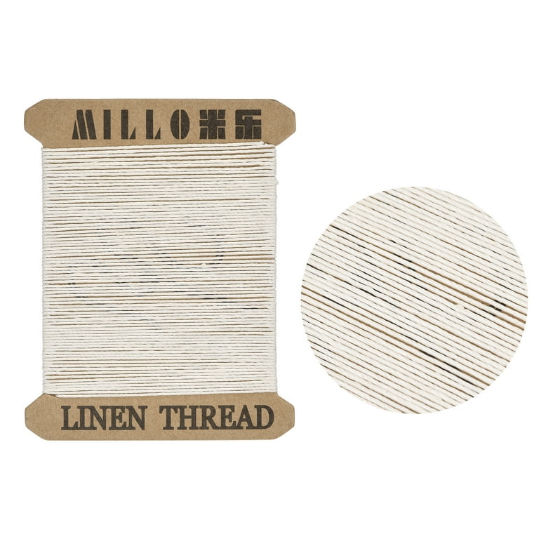 Waxed Linen Thread 0.55mm Dia 6M Length Hand Sewing Wax-coated