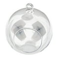 thumbnail image 2 of Hanging Glass Ball Vase Succulent Plant Spherical Terrarium Container Flower Pots Tabletop Candles Vase Home Decor Garden Tools, 2 of 7