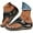 Black, variant on HeaCare Orthopedic Sandals for Women 2025,Summer Slip On Beach Sandals Dressy Arch Support Wedge Sandal Vintage Wide Width Flip Flops Casual Boho Slipper