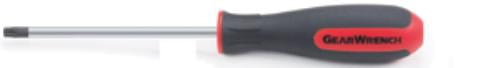 GEARWRENCH 82740 T27 x 6 Tamper Proof Torx Dual Material Screwdriver Black