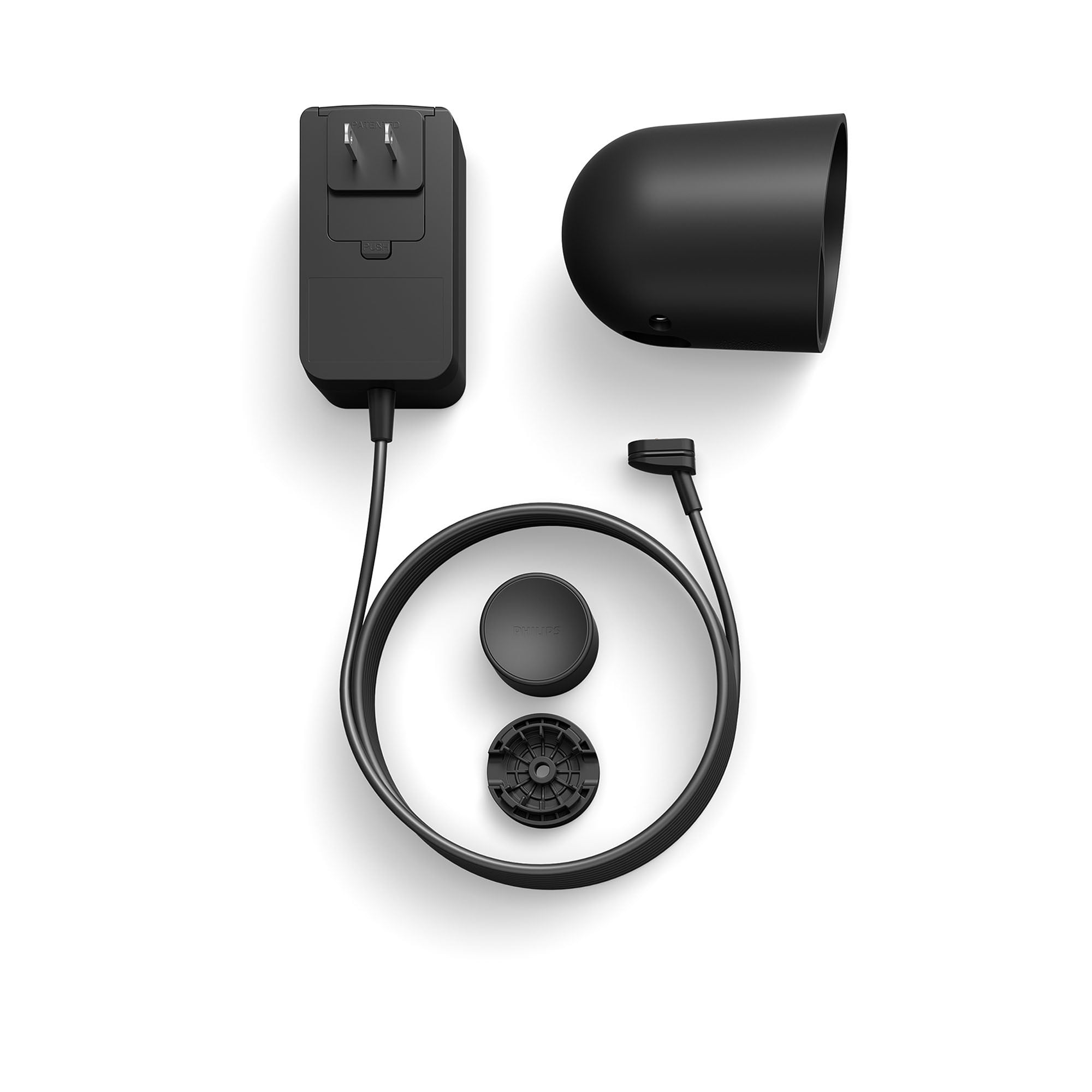 Philips Hue Secure Wired Security Camera, Black