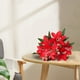 thumbnail image 5 of Ramo de flores de lirio de seda - arreglo floral artificial de 35 cm para decoración del hogar, azul, rojo, amarillo, blanco rosa, una pieza, 5 of 5