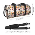 thumbnail image 2 of Saiise Mignons Chats pour Sac de Voyage Rond Grande Capacité Sac de Sport Pliable Léger en Toile, 2 of 6