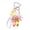 #A02-Pink, variant on Halloween Clown Plush Keychain Cute Curly Hair Doll Keyring Kawaii Bag Charm Backpack Accessory Y2K Aesthetic Gift for Women Girls Students