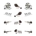 thumbnail image 1 of Transit Auto Front Bearing Upper Lower Ball Joint Outer Inner Tie Rod Sway Bar Stabilizer Link Kit (12Pc) for Car 1999-2000 Cadillac Escalade with Forged Steel Control Arm - Left Right Side K7T-110471, 1 of 11