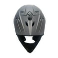 thumbnail image 3 of 1Storm Motocross Adult Helmet Downhill Mountain Bike Helmet BMX MX ATV Dirt Bike Storm Style HF803; Matt Black, 3 of 6