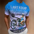 thumbnail image 1 of Camiseta con estampado de motocicleta 3D para hombre, camisa clásica Vintage de manga corta para hombre, camisas de motorista de paseo callejero, Tops de gran tamaño, 1 of 4