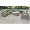 thumbnail image 2 of Coast 10 Piece Outdoor Wicker Patio Furniture Set in Cilantro, 2 of 2