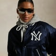 thumbnail image 3 of Polo Ralph Lauren Navy Yankees  Satin Jacket, 3 of 4
