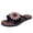 Black, variant on VerPetridure Women's Sandals Casual Summer Women's Casual Fashion Flip Flops Suede Flower Flip Toe Flat Beach Shoes