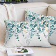 thumbnail image 2 of Teal Eucalyptus Pillow Covers 24"x36", Watercolor Spring Weeping Botanical Soft Brushed Microfiber Breathable Throw Pillow Covers, Decorative Pillowcase with Zipper for Couch Sofa Bedroom Living Room, 2 of 9