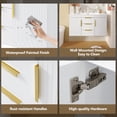 thumbnail image 6 of FFZ 36'' Wall Mounted Bathroom Vanity, Floating Bathroom Storage Cabinet with 2 Drawers, Solid Wood Bathroom Cabinet (Same as N710S236003K), 6 of 10