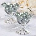 thumbnail image 2 of Large Silver Gumballs, 97 Pieces, 2 lbs, Candy Buffet, Wedding, Graduation, Party, 2 of 2