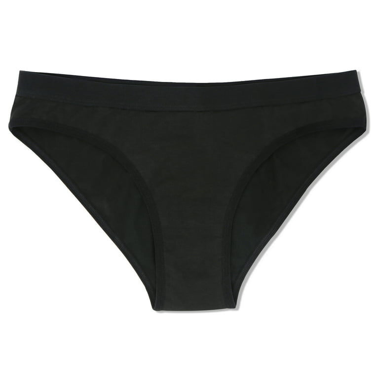 Cora Reusable Period Underwear - Bikini Style - Black - M