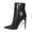 Black, variant on YDN Women Sexy Pointed Toe Booties Stiletto High Heels Ankle Boots Side Zipper Basic Winter Shoes Size 7 Dark Green