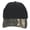 Black, variant on Mens Low Crown 2 Tone Camouflage Bill Hunting Cap Black Body