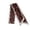 01_Brown, variant on UJNDER Womens Versatile Striped Silk-like Scarf Lightweight Neckwear and Long Flowing Ribbon Tie for Hair and Bag Decoration Neck Scarf for Women,02_Orange,One Size