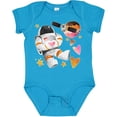 thumbnail image 3 of Inktastic Astronaut Valentine Outer Space Hearts Boys or Girls Baby Bodysuit, 3 of 5