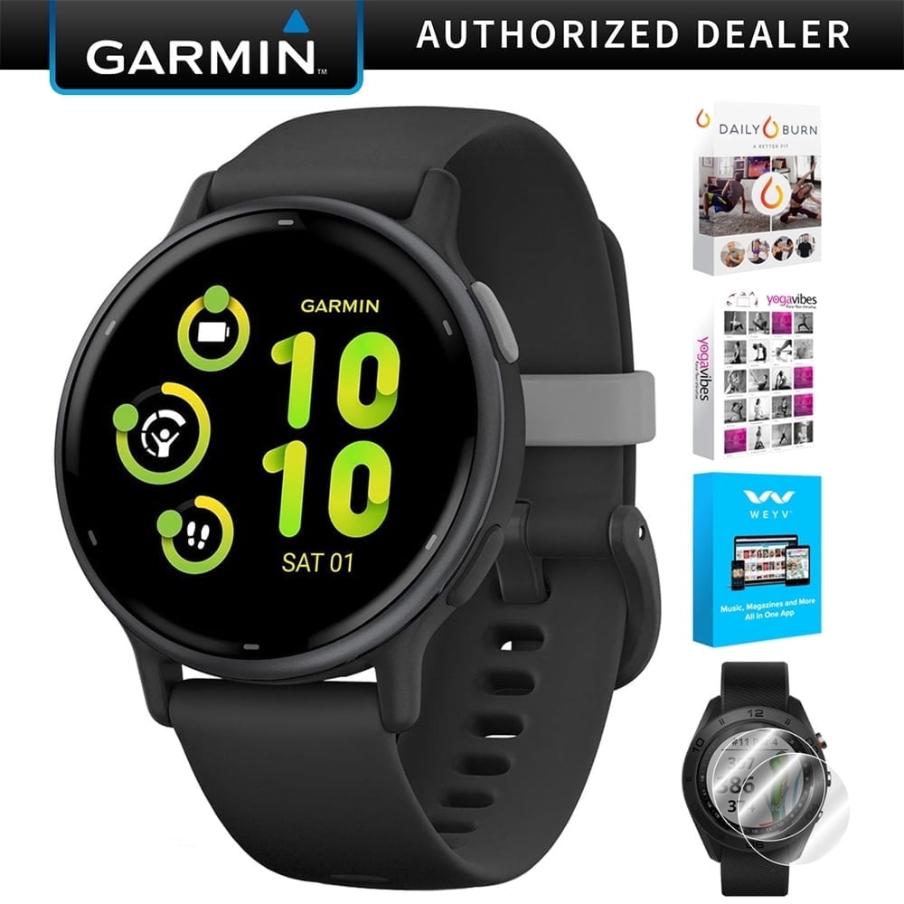 Garmin Vivoactive 5 Fitness Smartwatch, Orchid with Deco