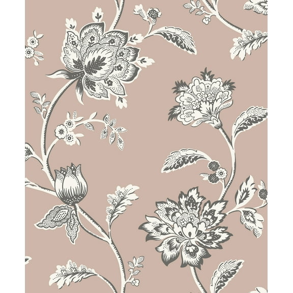Fine Decor Juliette Light Pink Jacobean Wallpaper