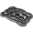 thumbnail image 4 of Moranse Religion Cross Cowboy Kneeling Prayer And Horse Design Belt Buckles, 4 of 6