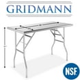 thumbnail image 7 of GRIDMANN 48 x 24 Inch Stainless Steel Folding Table, NSF Certified, 7 of 7