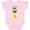AD-Pink, variant on Alien Abduction Boys or Girls Baby Bodysuit