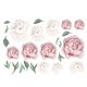 thumbnail image 1 of Pegatina de pared Toystoory flores de peonía Rosa claro 40x60cm, 1 of 6