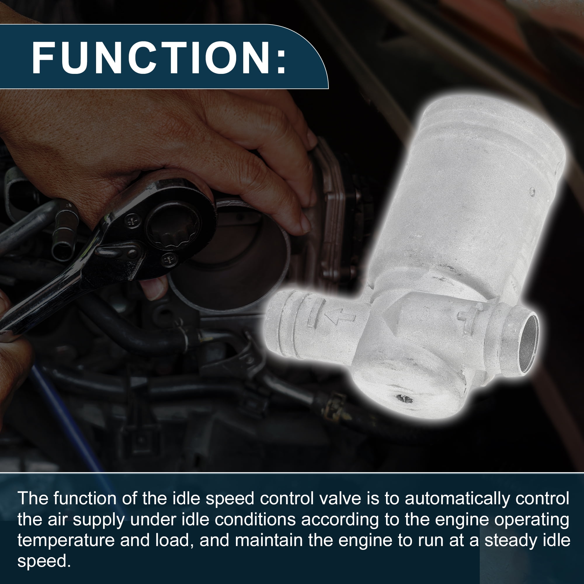Car Idle Air Control Valve for Mercedes-Benz 190E 1986-1993 for Mercedes-Benz 300E 86-93 Replace No.280140510 IACV Idle Valve Idle Air Control Valve