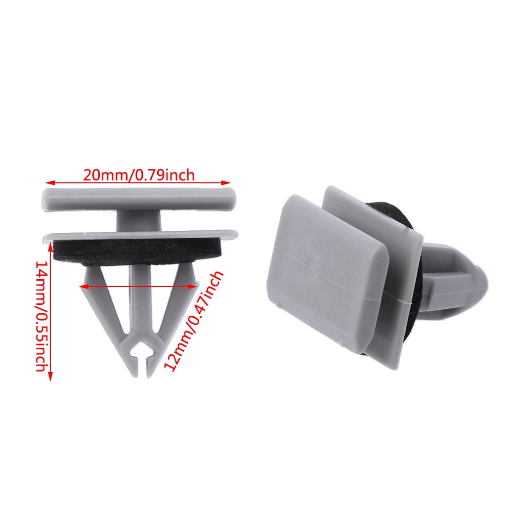 Lantee 50 Pcs Rocker Moulding Clips With Sealer - Fit GM 11571175 & Chrysler 68172491AA - View #4