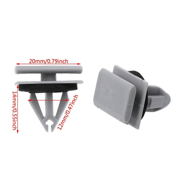 GENEMA 25 Pcs Fender Rocker Moulding Clips With Sealer For Ford Explorer