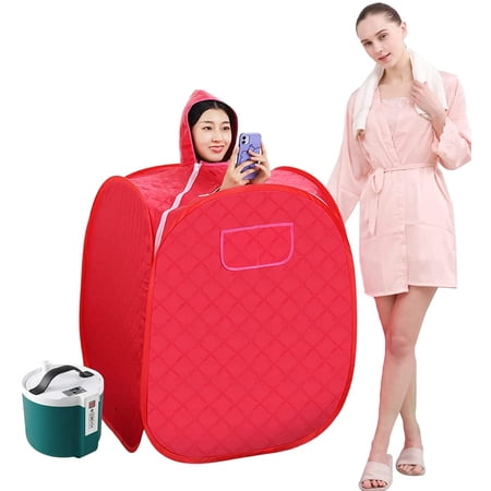 Steam Sauna Set All In One Full Body Home SPA Kit Include Head Cover With 2l Steamer Protection Reinforced Chair I3016011129
