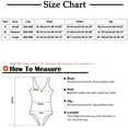 thumbnail image 5 of Jacenvly 2024 One Piece Swimsuits for Women Clearance Fashion Sleeveless Color Block Boat Neck Surfing Swimwear Skin-Friendly Women Print Bandage Bra Beach Bikini Set Beachwear Bikinis Blue, 5 of 9