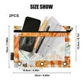 thumbnail image 4 of FORMRS 2 Pack Pencil Pouch for 3 Ring Binder with Clear Window Zipper Case, Sunny Floral, 4 of 6