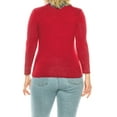 thumbnail image 3 of Women's Plus Size Casual Fitted Long Sleeve Solid Turtleneck Sweater Tops, 3 of 6