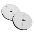 thumbnail image 1 of unbranded 2Ud White Neoprene Wine Glass Coasters with Heat Transfer Design for Parties, 1 of 8