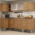 thumbnail image 2 of Cocina Integral Completa Esquinera 293cm Emilly Point Madesa 03 - Marrón Madesa GCEM293003, 2 of 9