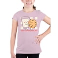 thumbnail image 2 of Cookie and Milk Love Message Youth's T-shirt, 2 of 3