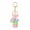 Blue green 5, variant on Colorful Macaron Effiel Tower Charm Keychain Cute Pendant Ornament Car Keyring