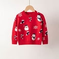 thumbnail image 2 of Chandail d'Automne et d'Hiver pour Enfants Garçons et Filles Style Noël Épais Col Rond, 2 of 6