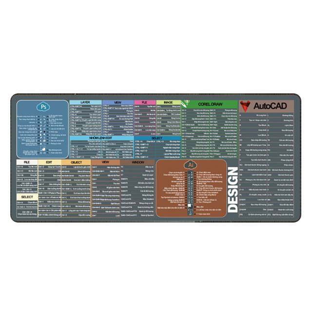 Hyasfey 40x90CM Large Computer Mousepad Portable Waterproof Office Power Point Excel Word Shortcut Keys Desk Mat Non-Slip Desktop Mouse Pad PC Accessories