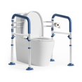 thumbnail image 1 of Barandilla de seguridad para inodoro Loyoda, ajustable en altura, plegable, 1 of 7