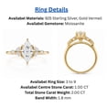 thumbnail image 6 of vylahjewellery Marquise Diamond Cut Moissanite Engagement Ring Vintage Promise Anniversary Bridal Jewelry Elegant Gift Classic Wedding Ring for Her, 6 of 7