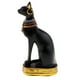 thumbnail image 4 of Figura de resina de la diosa Bastet de 5 pulgadas para el salón de té. Negro, 4 of 9