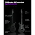 thumbnail image 3 of Enya Electric Guitar Inspire 39" Smart Electric Carbon Fiber Guitarra with 15W Wireless Speaker, 20 Distinct Tones, Onboard Presets, Charging Cable, Adjusting Wrench, and Gig Bag, 3 of 7