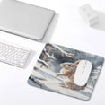 thumbnail image 4 of Winter Decor Rabbit Printed Mouse Pad, 10"x12", Square Mouse Pad, Cloth with Rubberized Base, Standard, 4 of 8