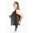 thumbnail image 2 of Blusa sin manga estilo chaleco Roman Fashion / Tallas Extras, 4053 (Negro) negro 42, 2 of 5
